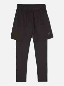 Leggings Cortos Deportivos 2 En 1