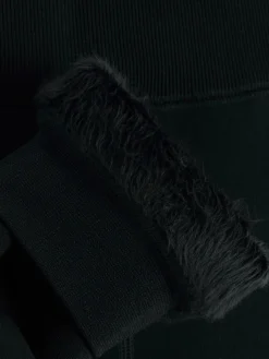 Leggings De Felpa Con Bajos Ajustados