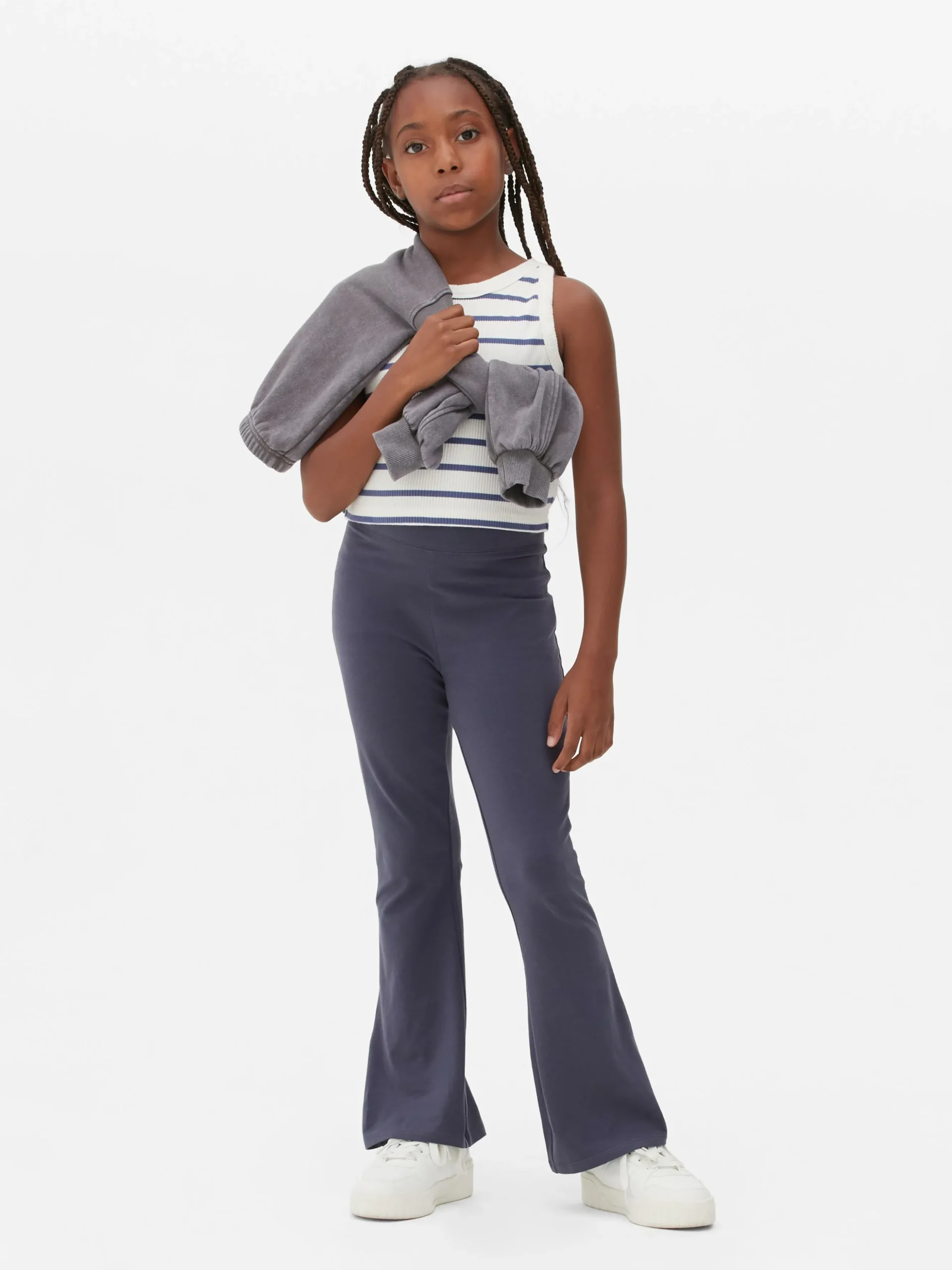 Leggings De Punto Acampanados