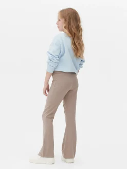 Leggings De Punto Acampanados