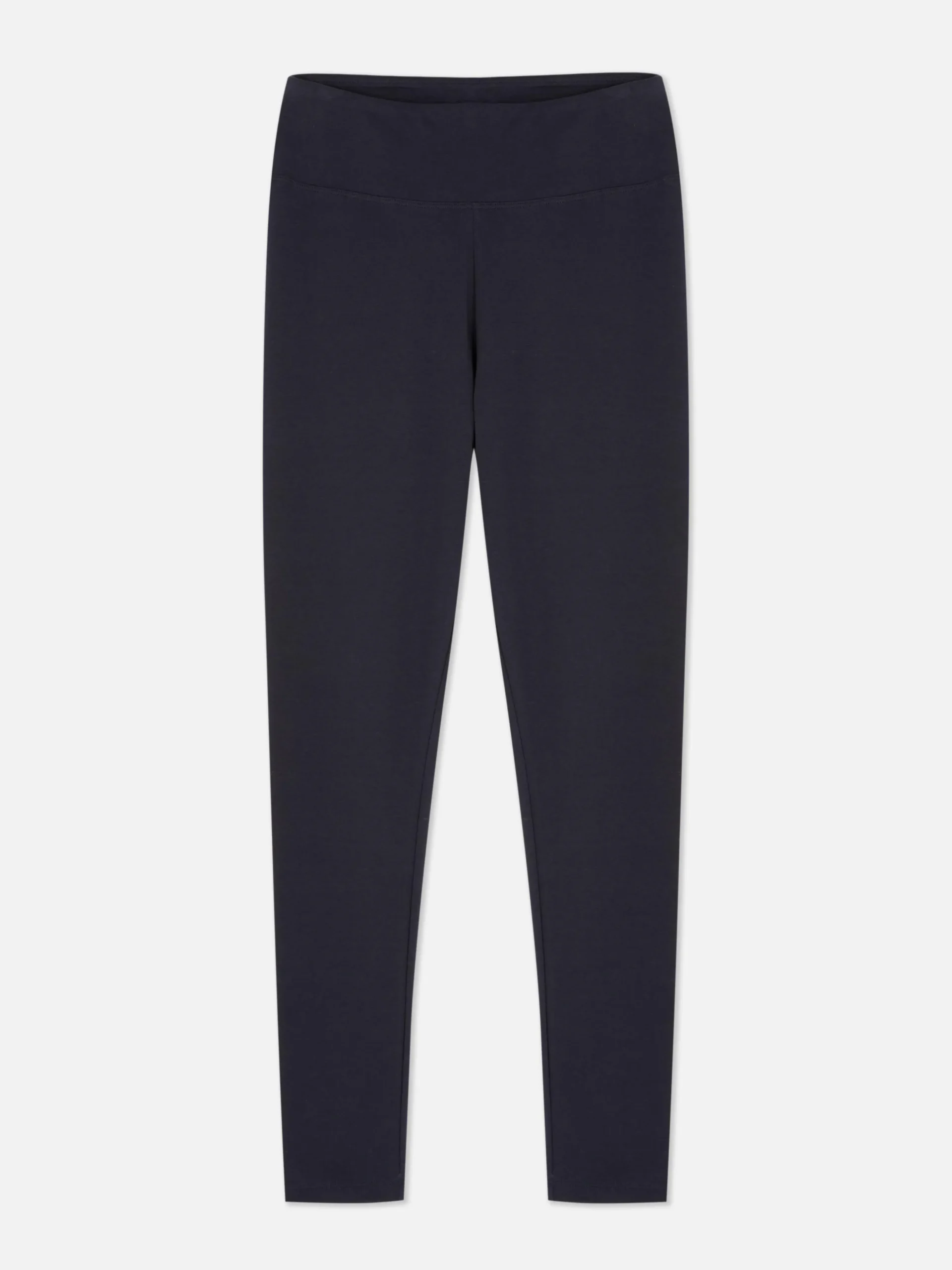 Leggings De Punto De Talle Alto