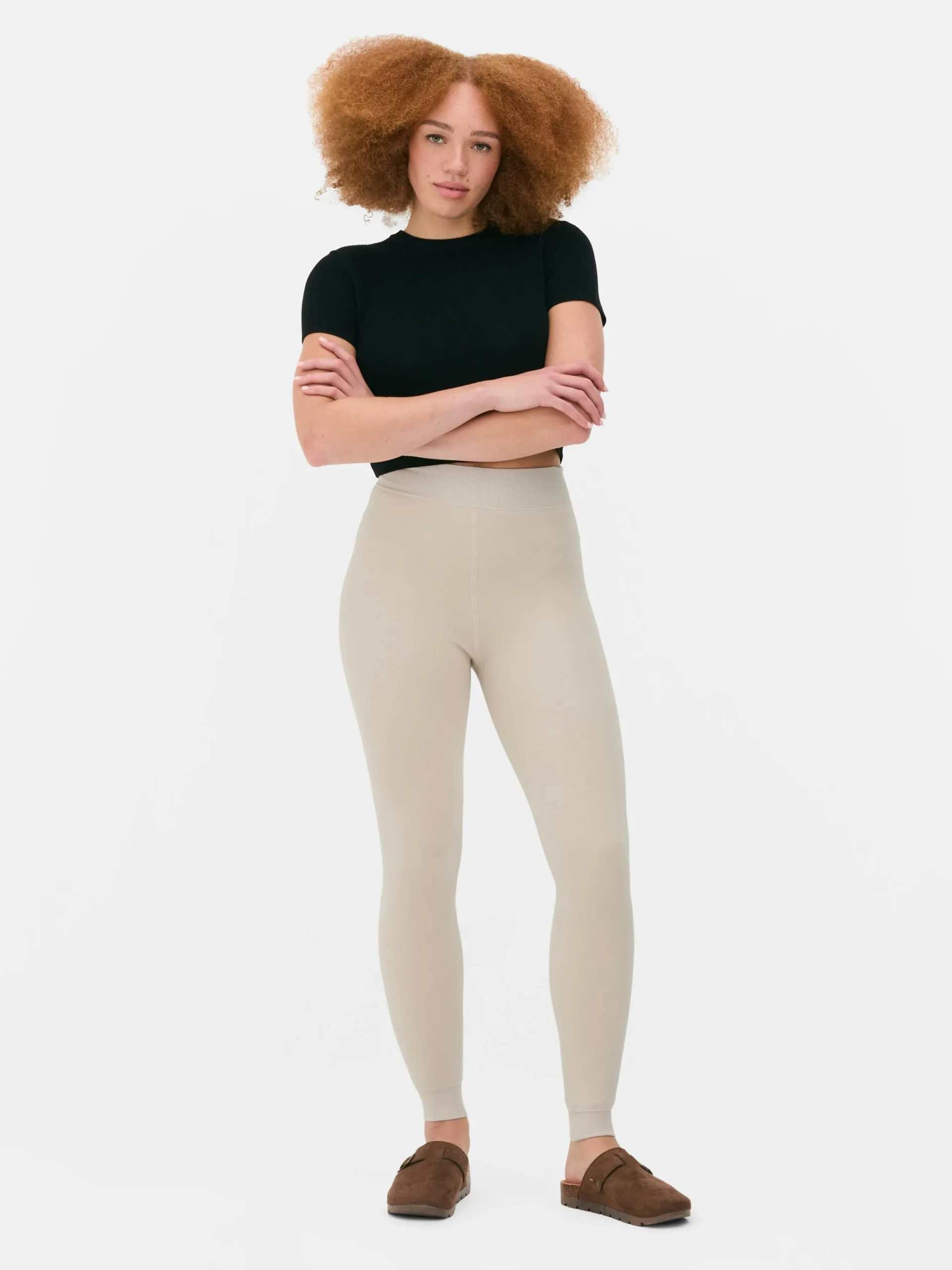 Leggings De Terciopelo Forrados