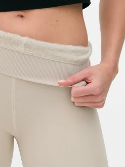 Leggings De Terciopelo Forrados