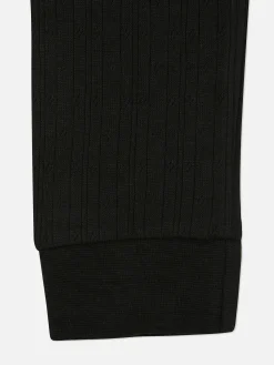 Leggings Térmicos De Punto Calado