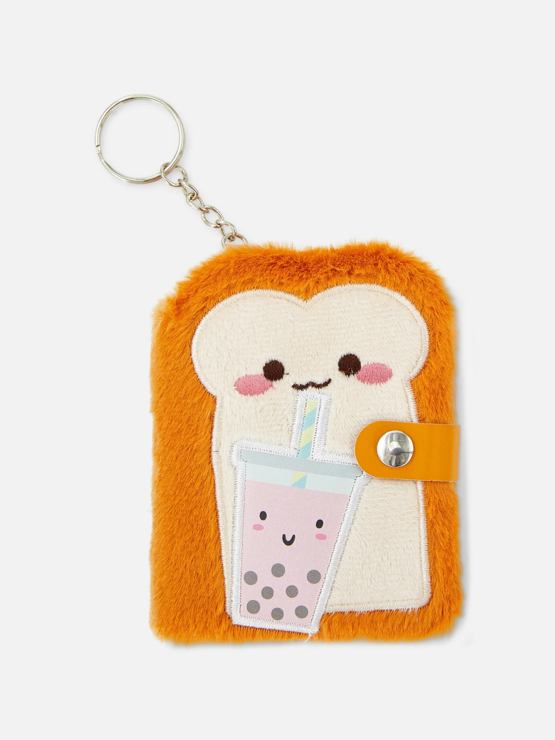 Libreta De Pelo En Forma De Tostada Con Clip