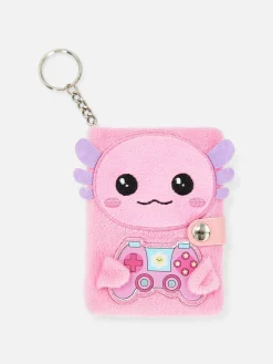 Llavero Con Minilibreta Axolotl