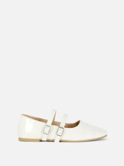 Manoletinas Con Doble Tira Y Doble Hebilla