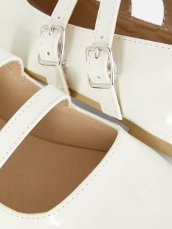 Manoletinas Con Doble Tira Y Doble Hebilla