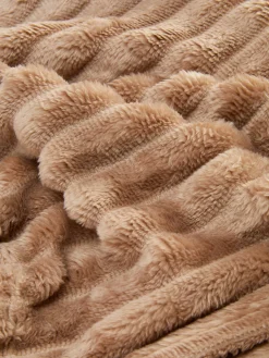 Manta Acanalada Suave Al Tacto