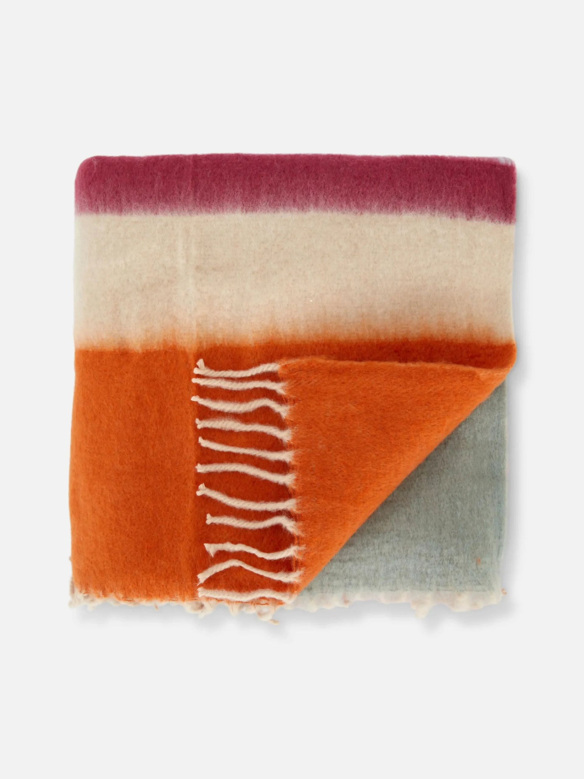 Manta Con Textura Cepillada Estampada