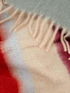 Manta Con Textura Cepillada Estampada