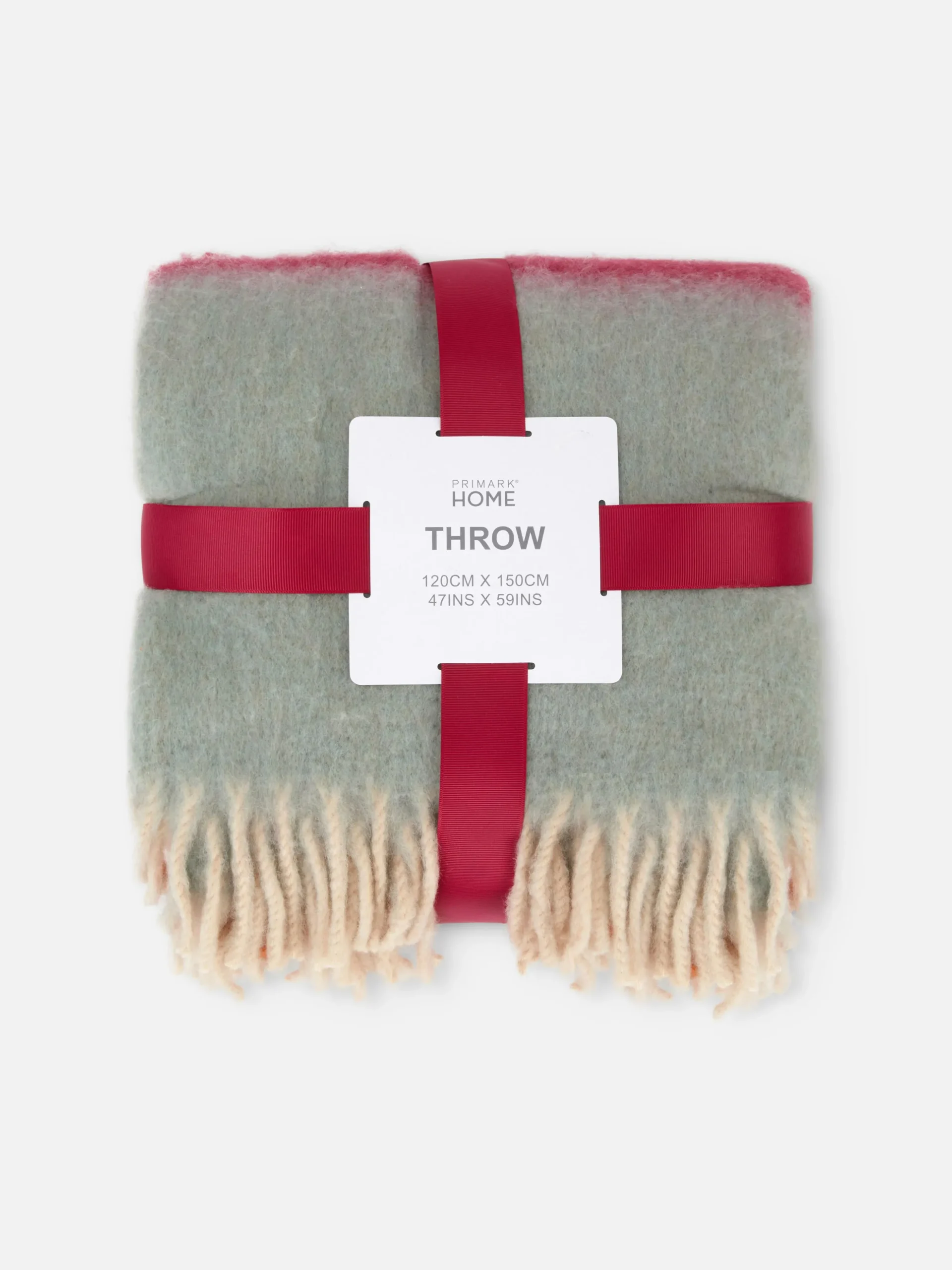 Manta Con Textura Cepillada Estampada