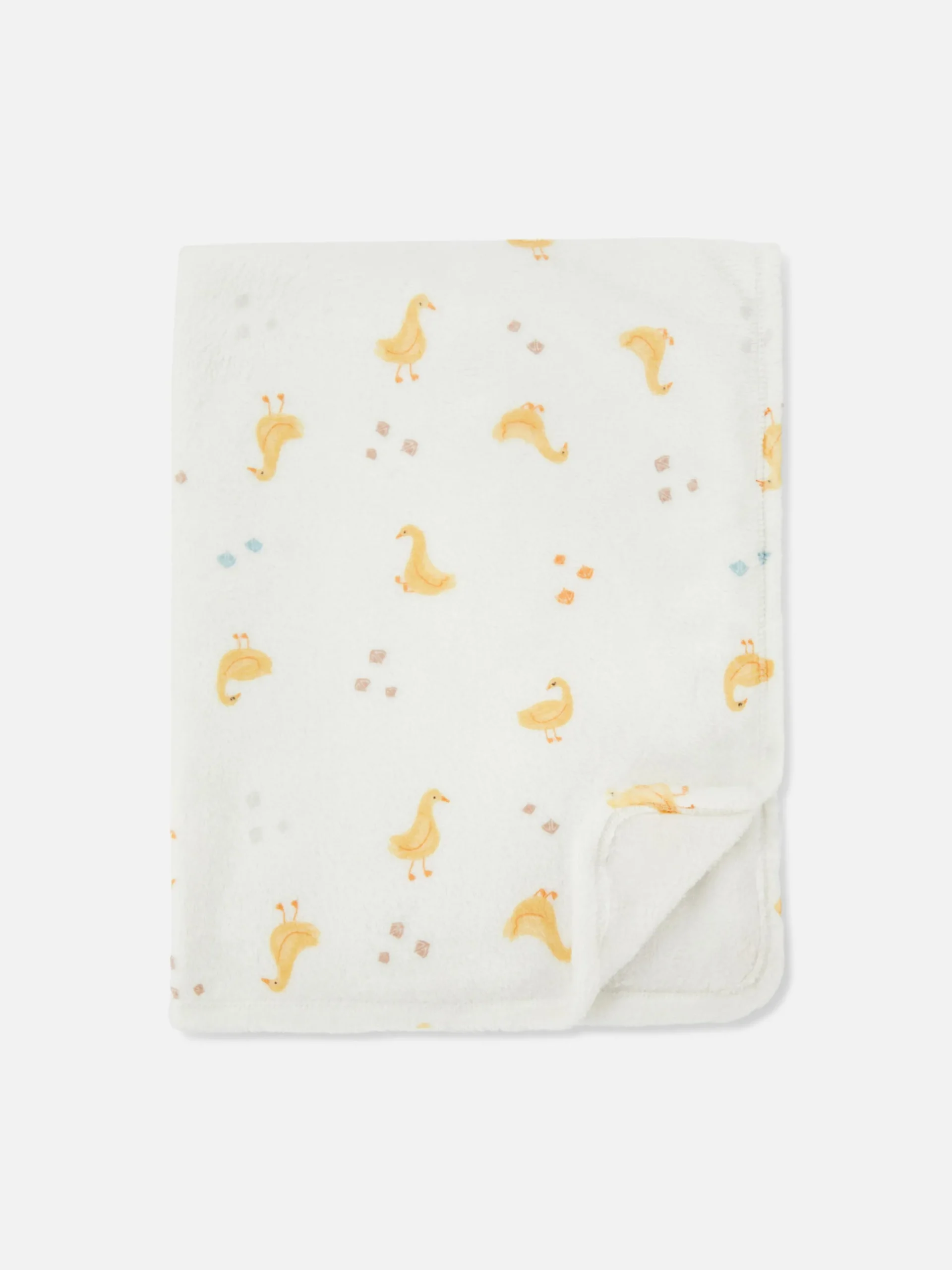 Manta Para Bebé Con Estampado De Patitos