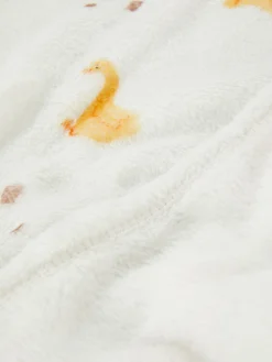 Manta Para Bebé Con Estampado De Patitos