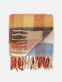 Manta Peinada A Cuadros