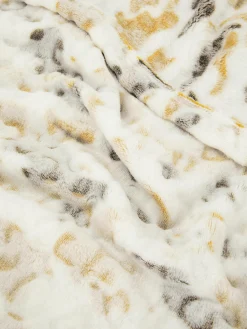 Manta Pequeña Supersuave Con Estampado De Guepardo