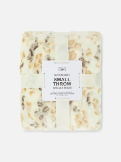 Manta Pequeña Supersuave Con Estampado De Guepardo