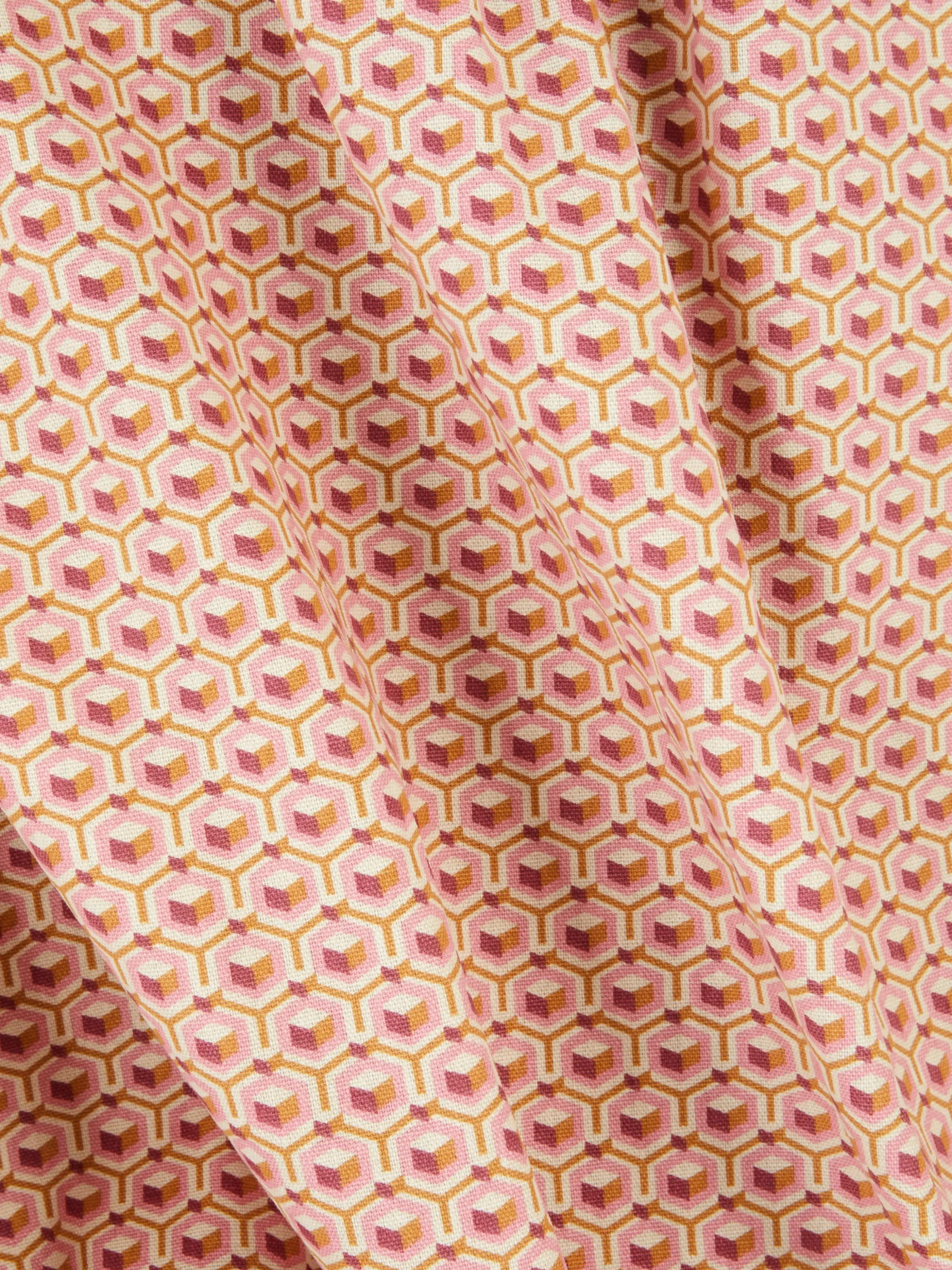 Mantel Con Estampado Geométrico