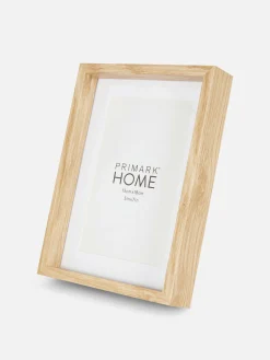 Marco De Fotos De Madera Sencillo Con Soporte De Pie