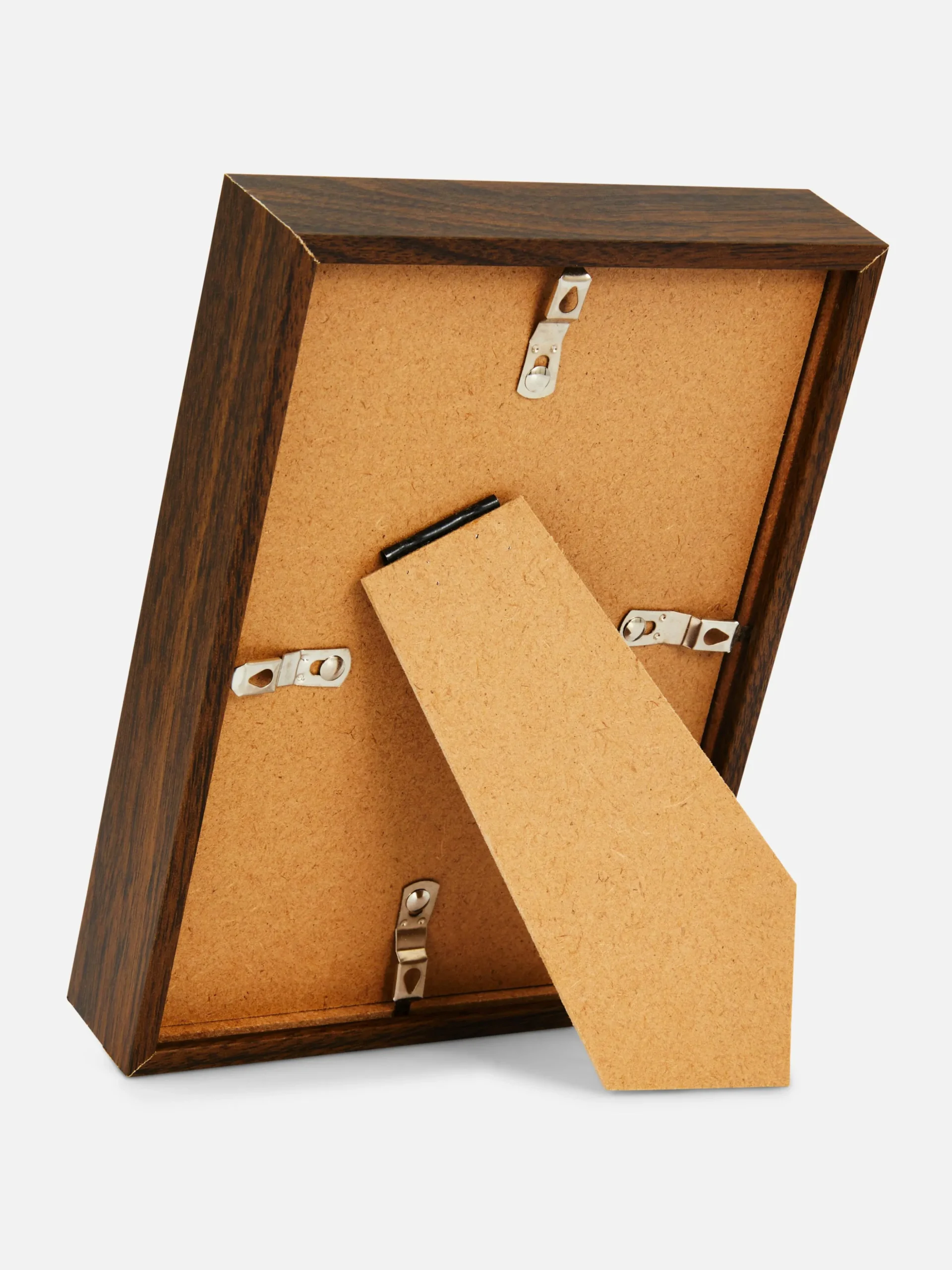 Marco De Fotos De Madera Sencillo Con Soporte De Pie