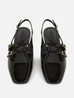 Merceditas Con Doble Tira Y Hebilla