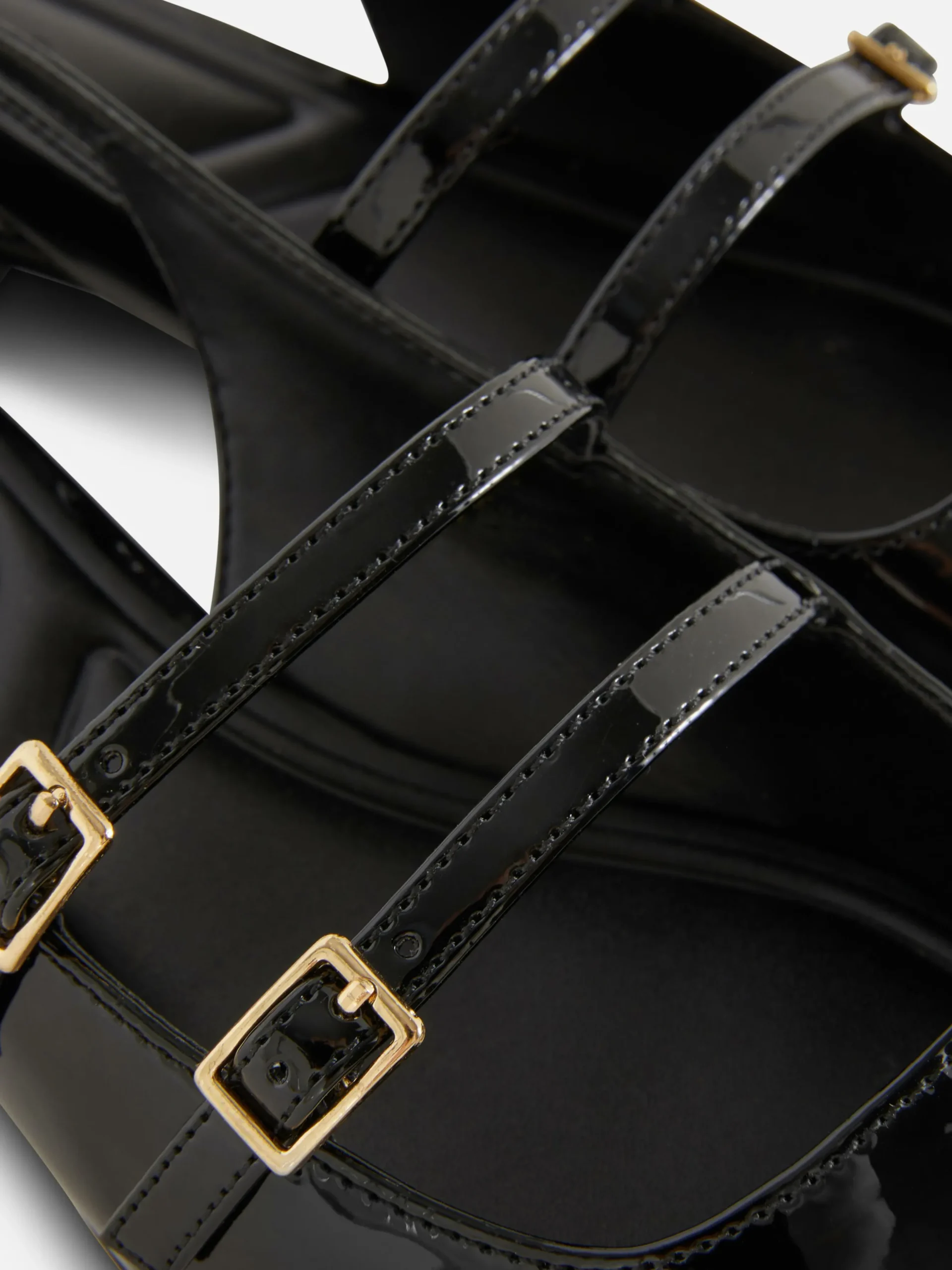 Merceditas Con Doble Tira Y Hebilla