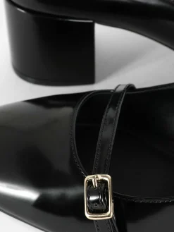 Merceditas De Tacón Con Tres Tiras De Rita Ora