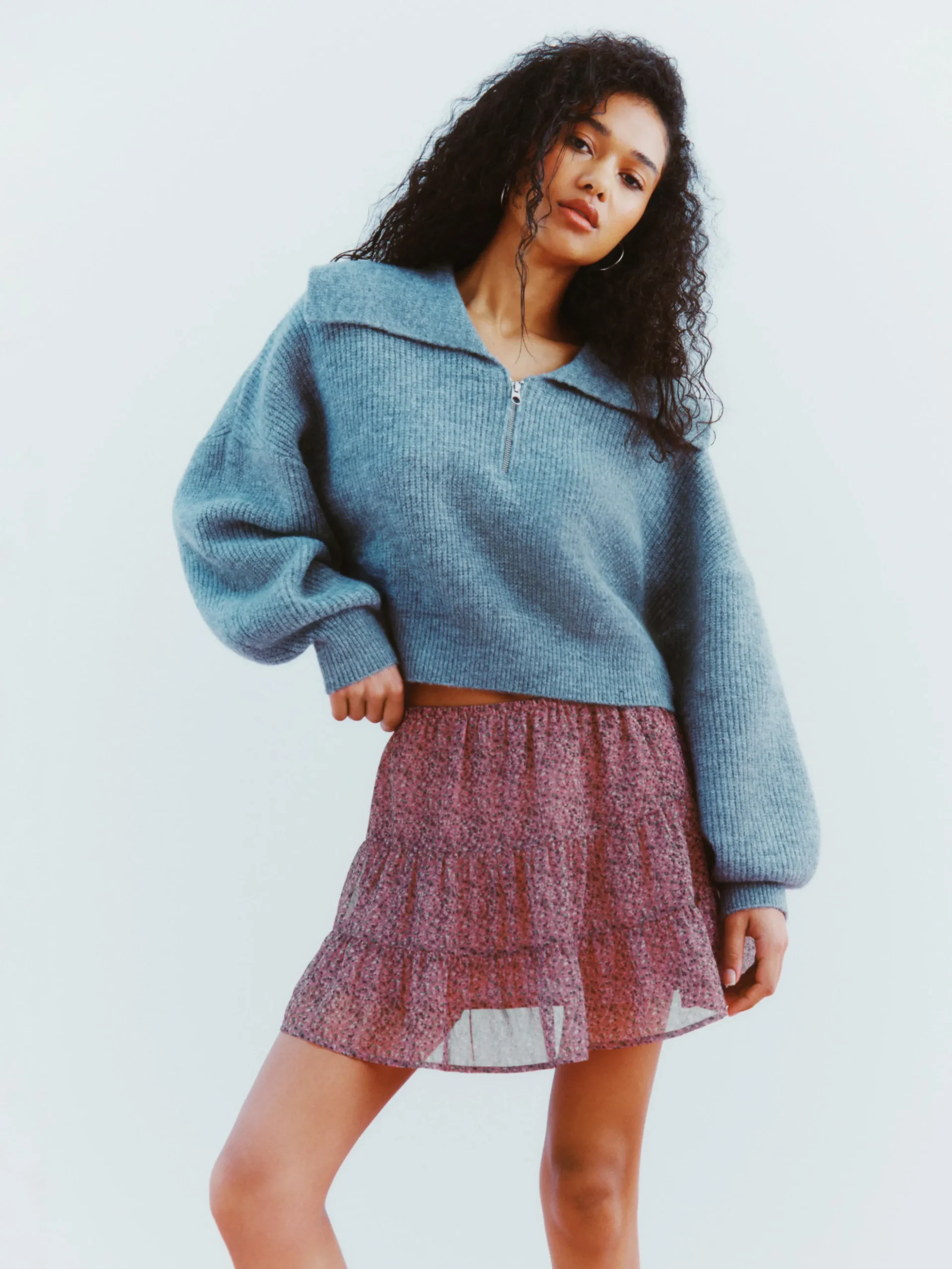 Minifalda A Capas De Gasa