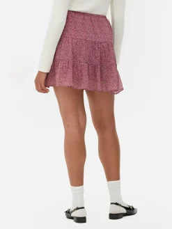 Minifalda A Capas De Gasa