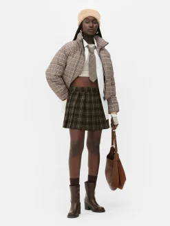 Minifalda Plisada A Cuadros De Rita Ora