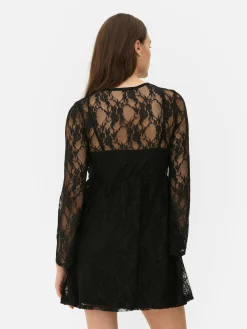 Minivestido De Encaje Beetlejuice X Colleen Atwood