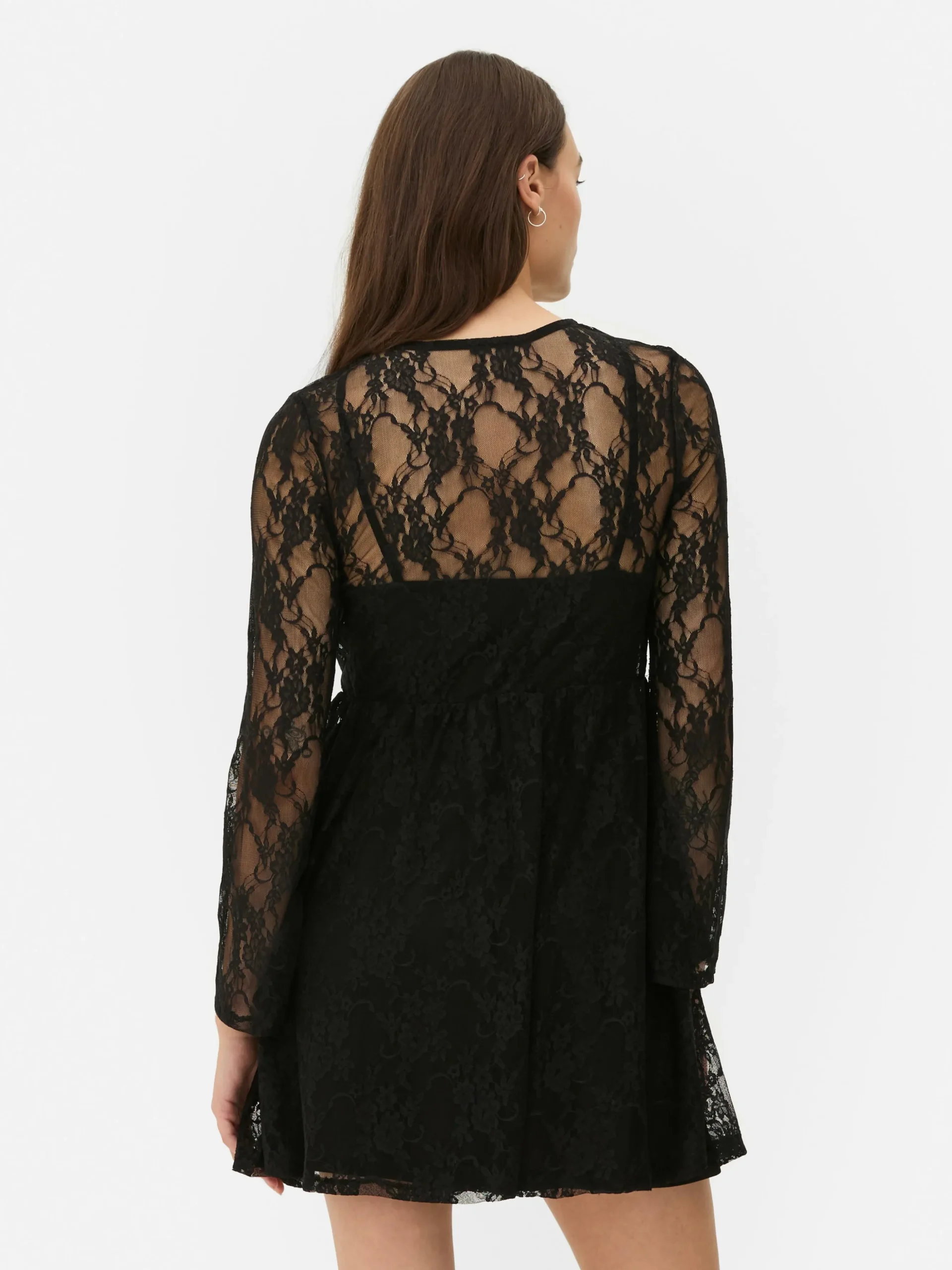 Minivestido De Encaje Beetlejuice X Colleen Atwood