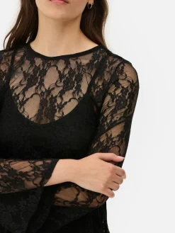 Minivestido De Encaje Beetlejuice X Colleen Atwood