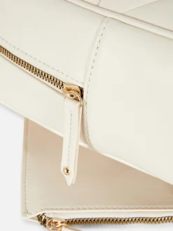 Mochila Acolchada De Piel Sintética