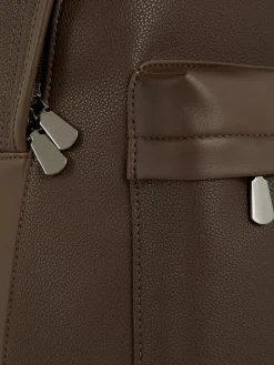 Mochila De Piel Sintética