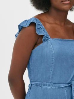 Mono Vaquero Con Tirantes Con Volantes