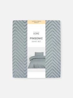 Nórdico Reversible Con Textura Para Cama Individual