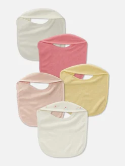 Pack De 5 Baberos De Felpa De Rizo