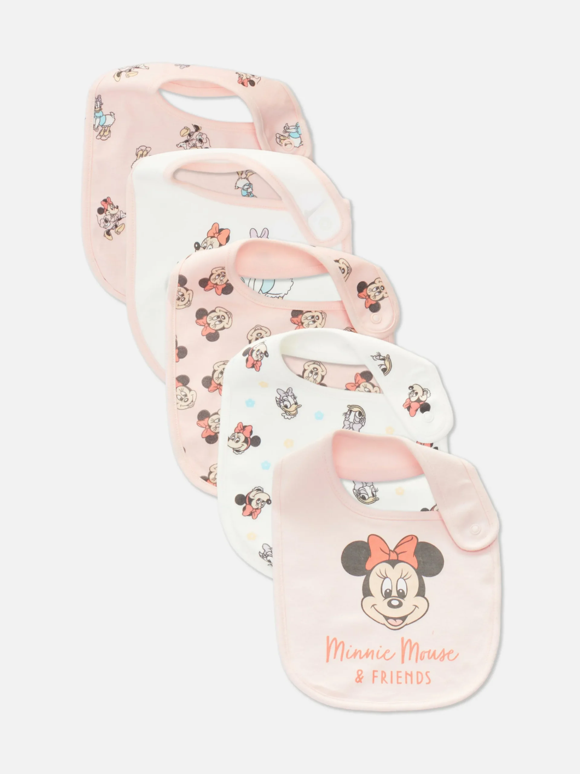 Pack De 5 Baberos De Minnie Mouse Y Daisy De Disney
