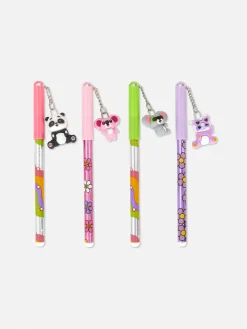 Pack De 4 Bolígrafos Con Colgante