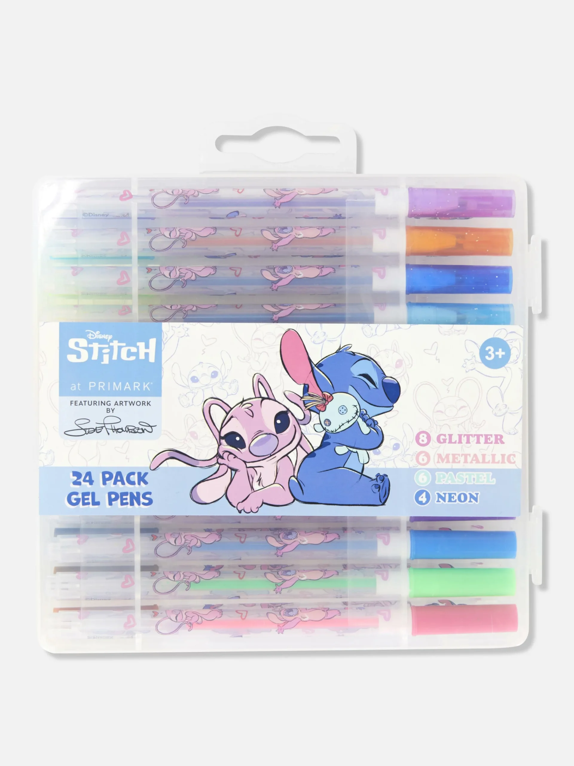 Pack De 24 Bolígrafos De Gel De Stitch De Disney