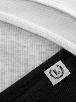 Pack De 3 Braguitas Acanaladas De Talle Bajo