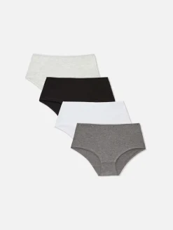 Pack De 4 Braguitas Altas En Distintos Tonos