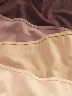 Pack De 4 Braguitas Altas De Color Neutro