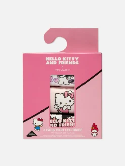 Pack De 3 Braguitas Altas De Hello Kitty