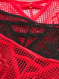 Pack De 3 Braguitas Brasileñas De Encaje Y Red