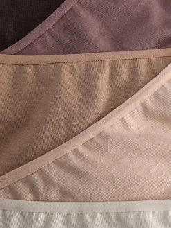 Pack De 5 Braguitas Brasileñas De Color Neutro