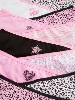 Pack De 10 Braguitas Con Estampado De Animales