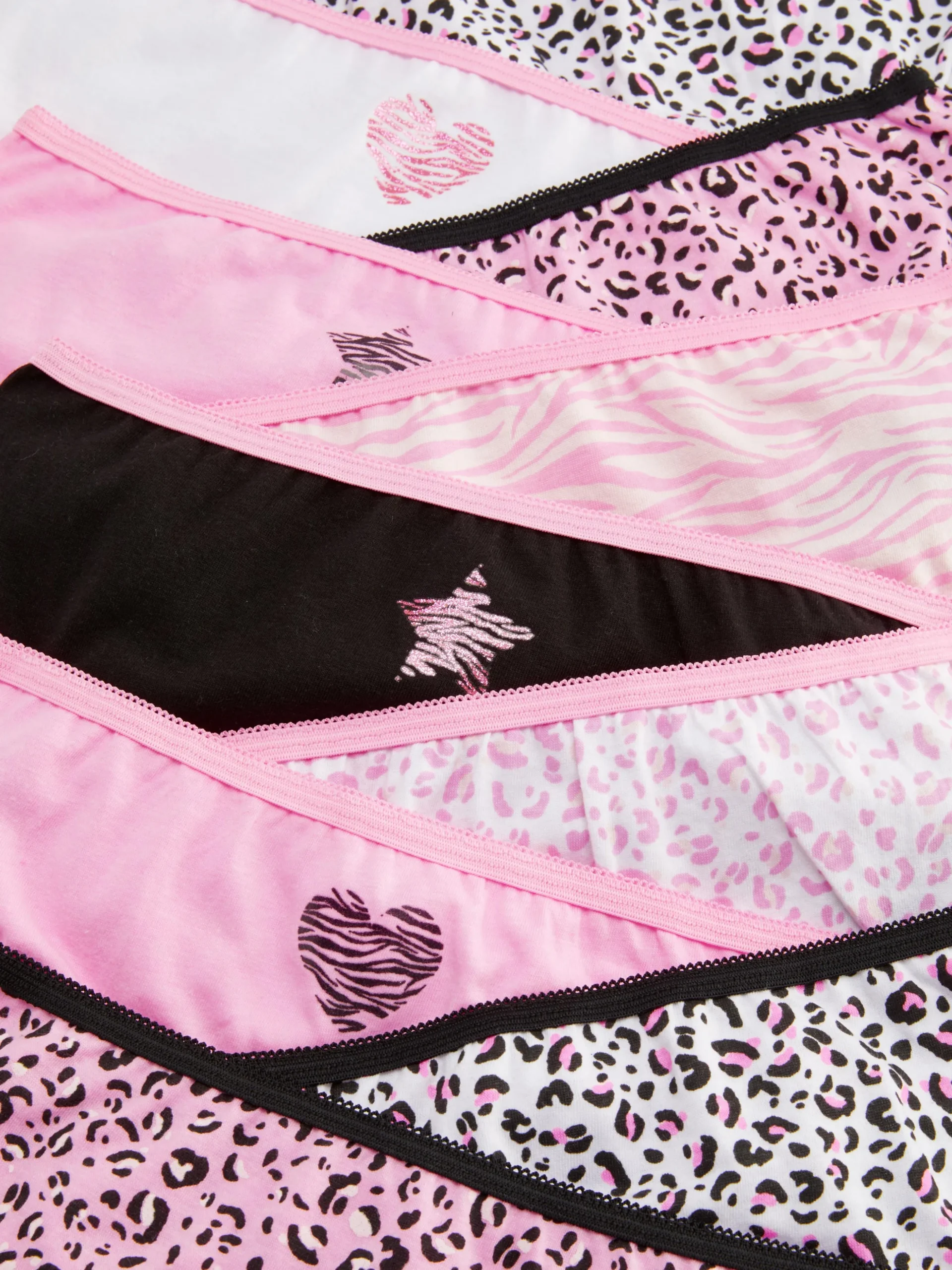 Pack De 10 Braguitas Con Estampado De Animales