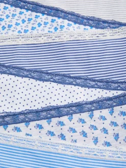 Pack De 6 Braguitas De Talle Bajo Estampadas